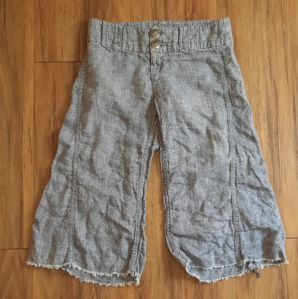 Free People ~ Linen Gaucho Pants